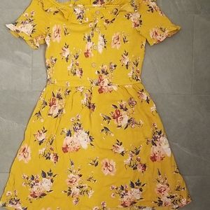 Off the shoulder floral dress